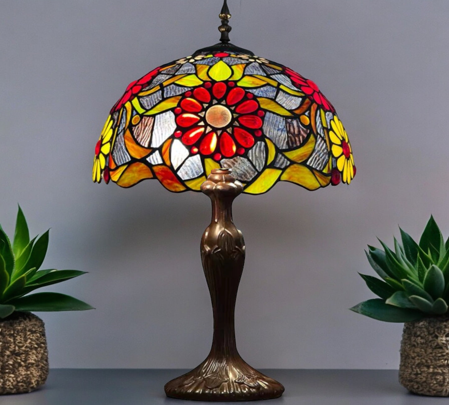 Tiffany Table Lamp 40cm Shade (15028)