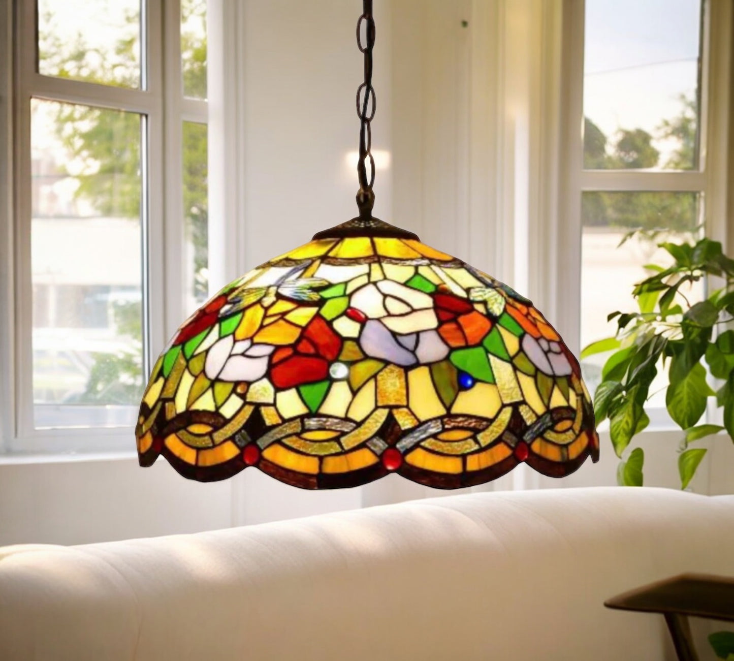 Tiffany Pendant Lamp 40cm shade (16072)