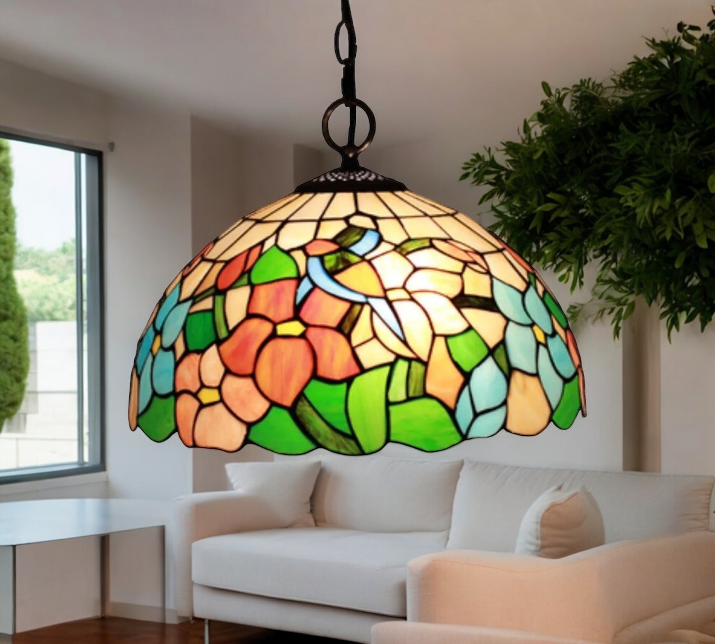 Tiffany Pendant Lamp 40cm shade (16027C)