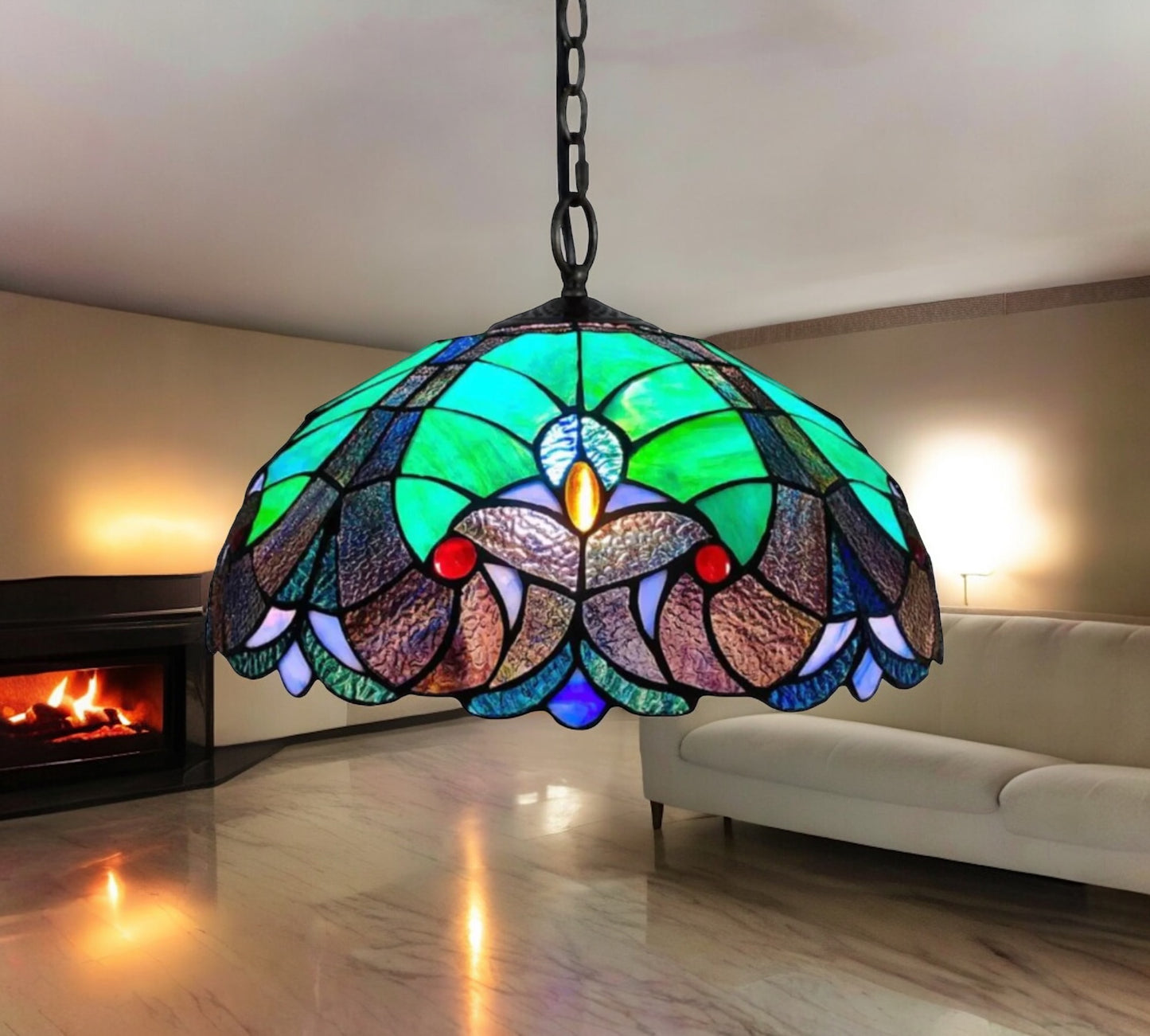 Tiffany Pendant Lamp 40cm shade (16013C)