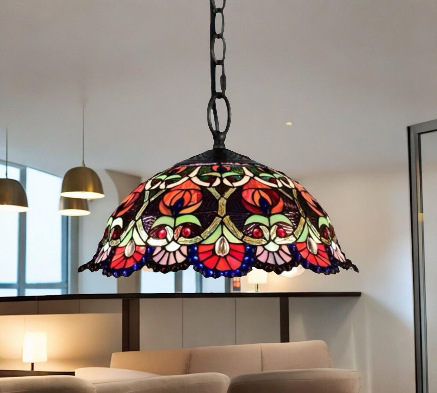 Tiffany Pendant Lamp 40cm shade (16086C)