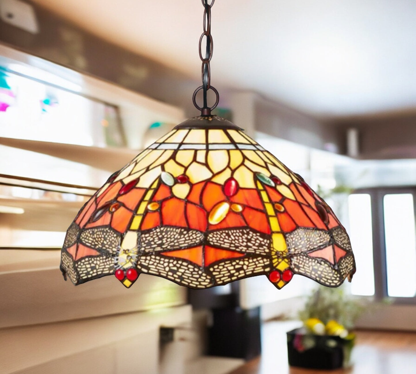 Tiffany Pendant Lamp 30cm shade (12035TC)