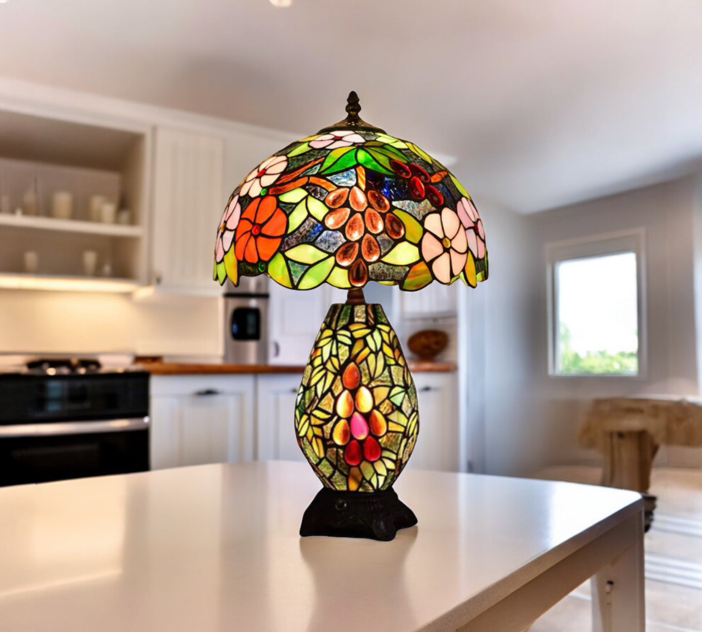 Tiffany Table Lamp (12059B)