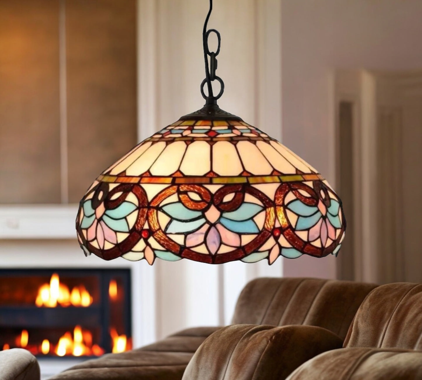 Tiffany Pendant Lamp 40cm shade (16045C)