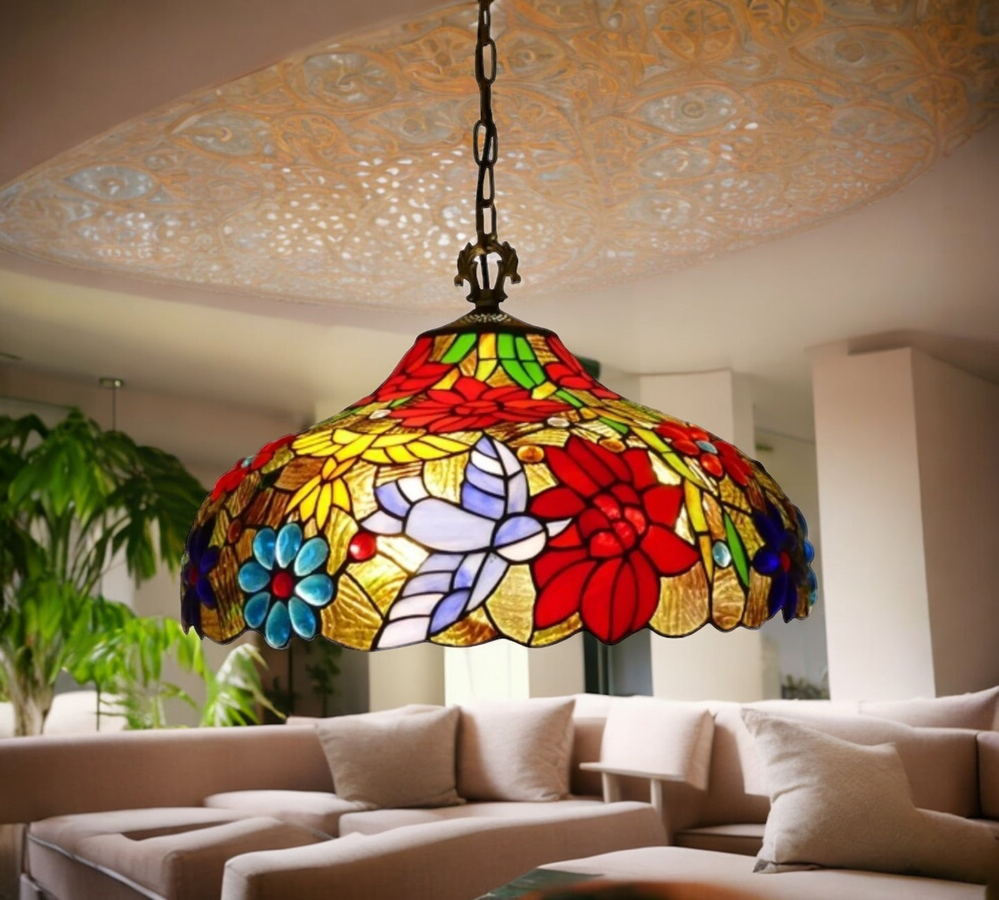 Tiffany Pendant Lamp 40cm shade (16111C)