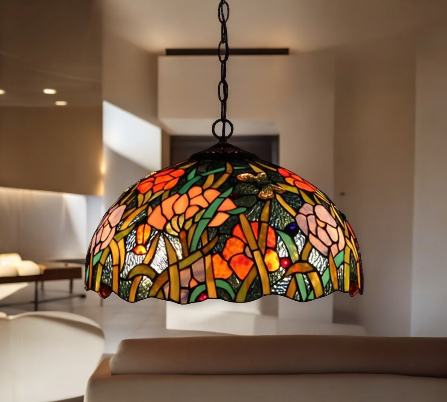 Tiffany Pendant Lamp 40cm shade (16073C)