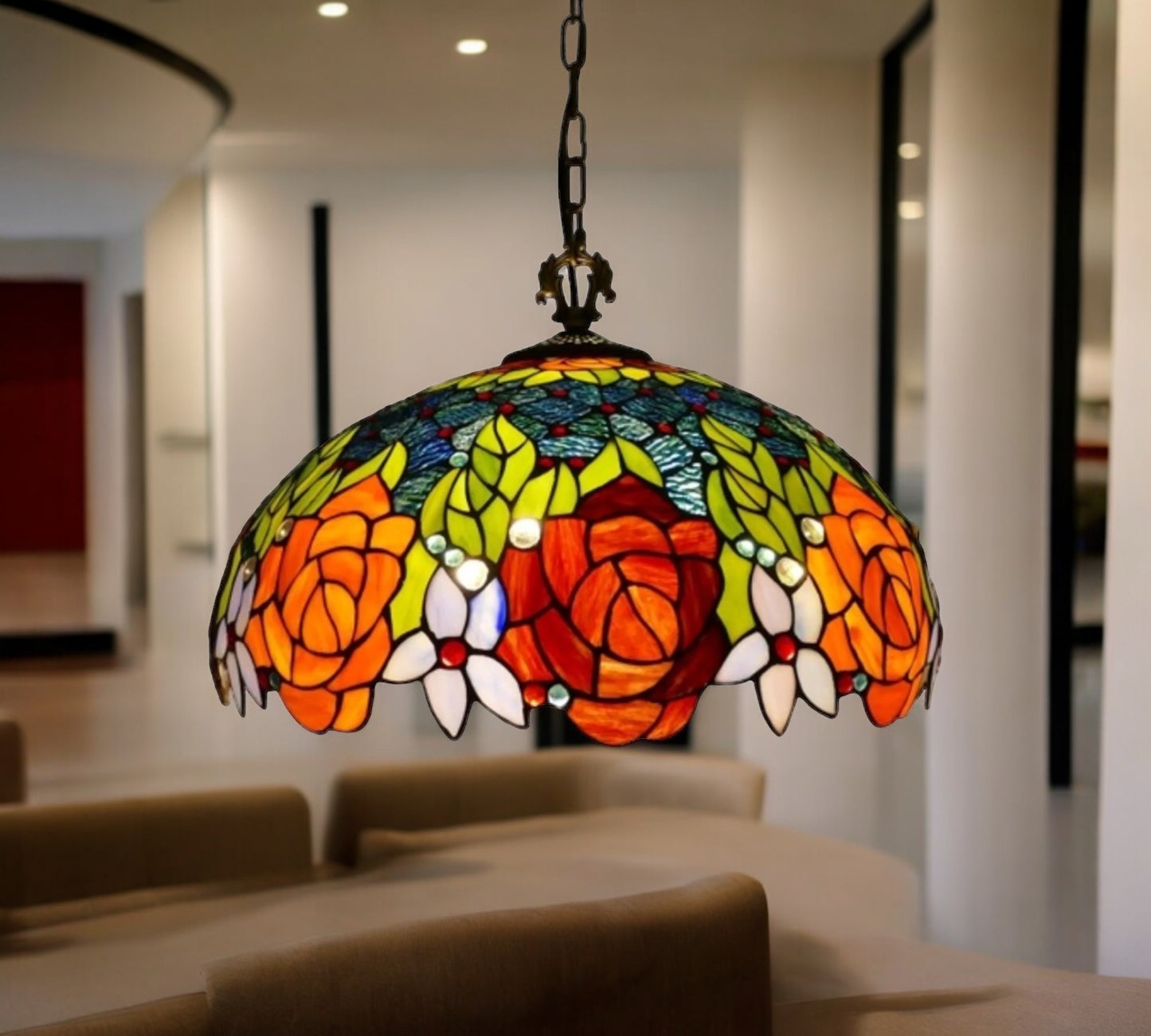 Tiffany Pendant Lamp 40cm shade (16113C)