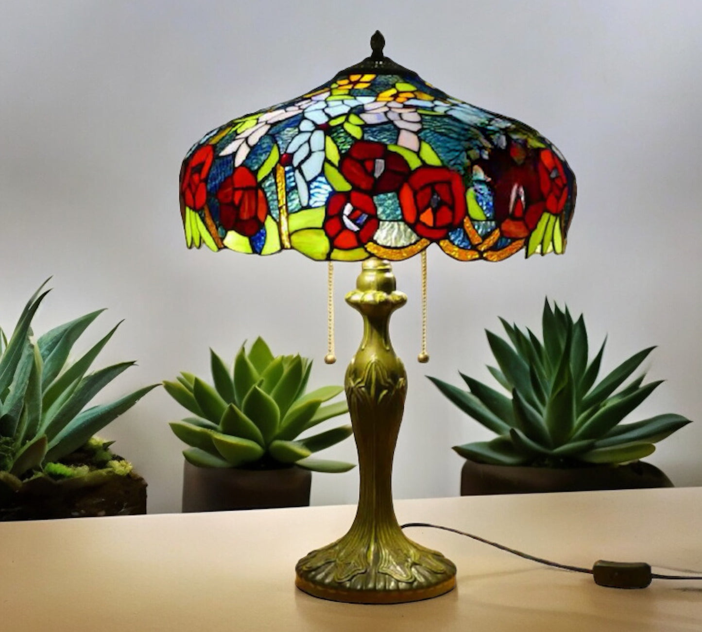 Tiffany Table Lamp 40cm Shade (15034)