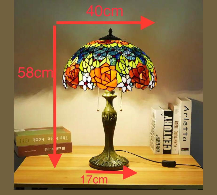 Tiffany Table Lamp 40cm Shade (15032)