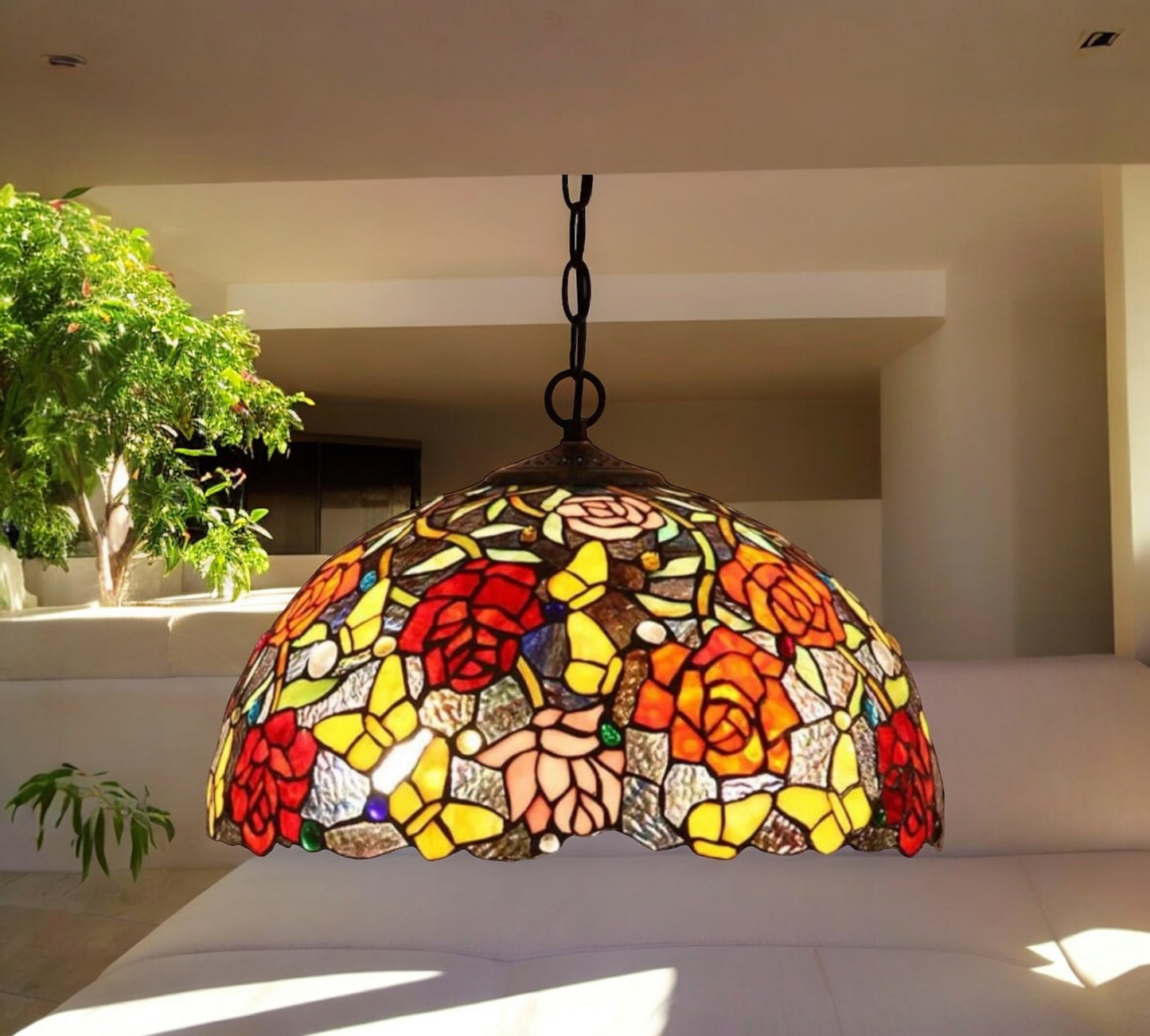 Tiffany Pendant Lamp 40cm shade (16074C)