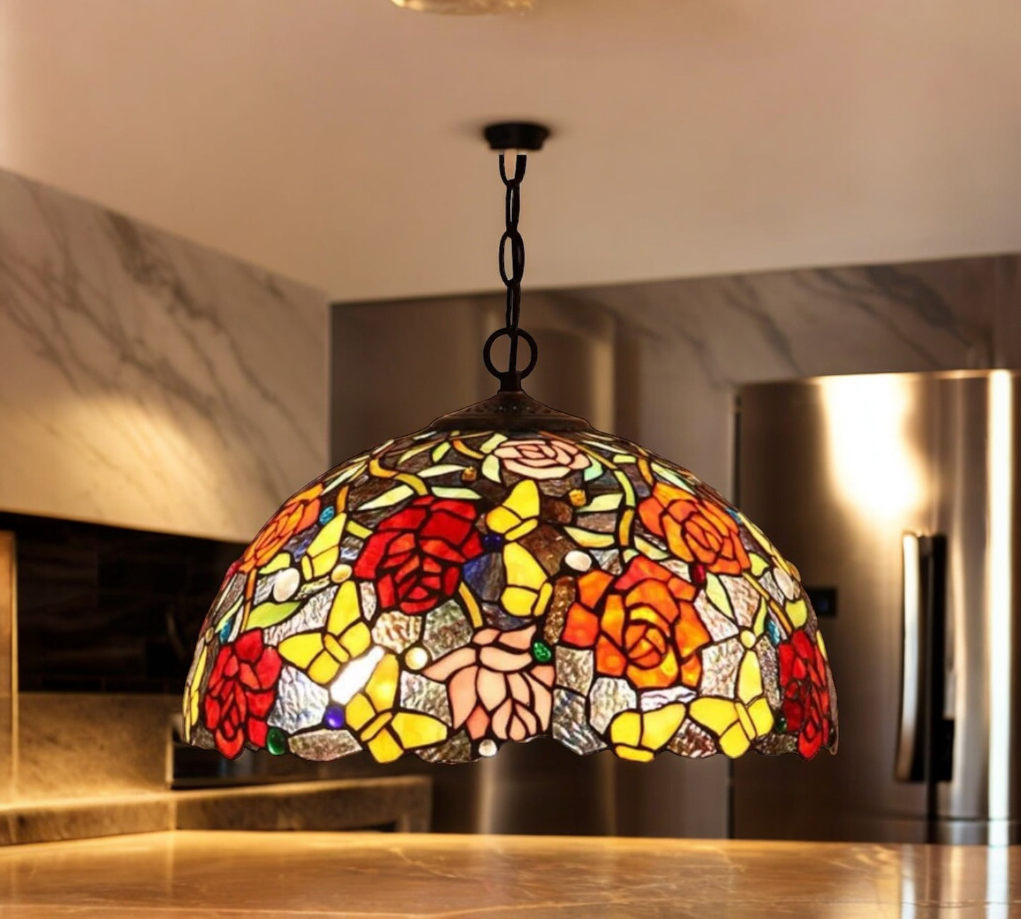 Tiffany Pendant Lamp 40cm shade (16074C)