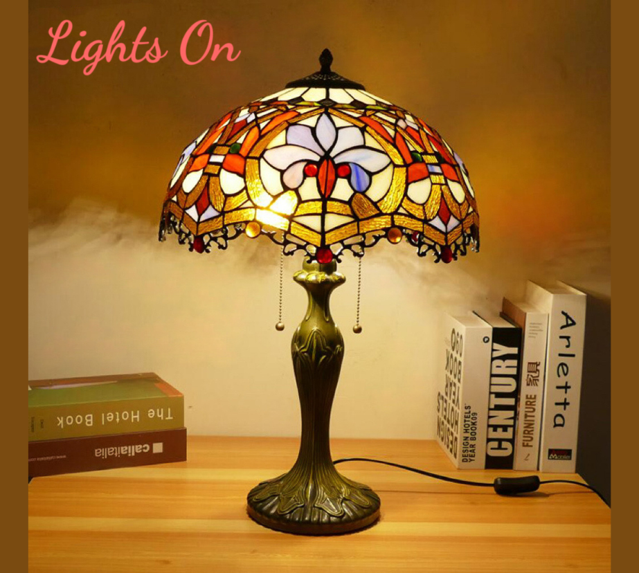 Tiffany Table Lamp 40cm Shade (15003)