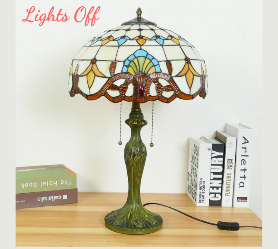 Tiffany Table Lamp 40cm Shade (15007)