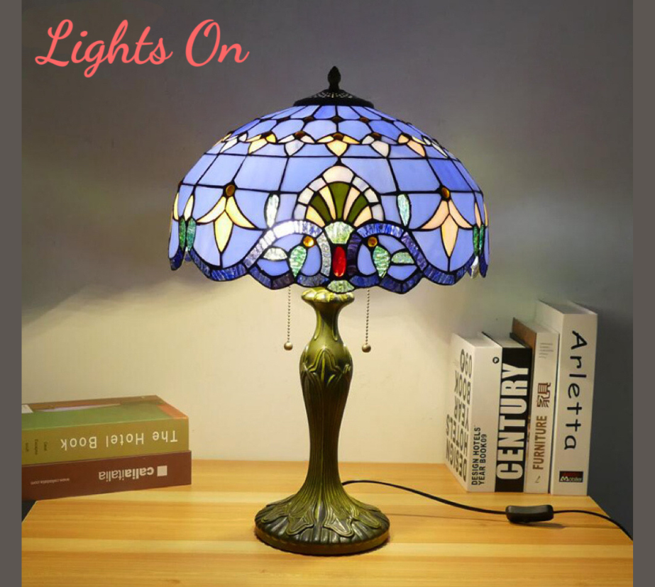 Tiffany Table Lamp 40cm Shade (15008)