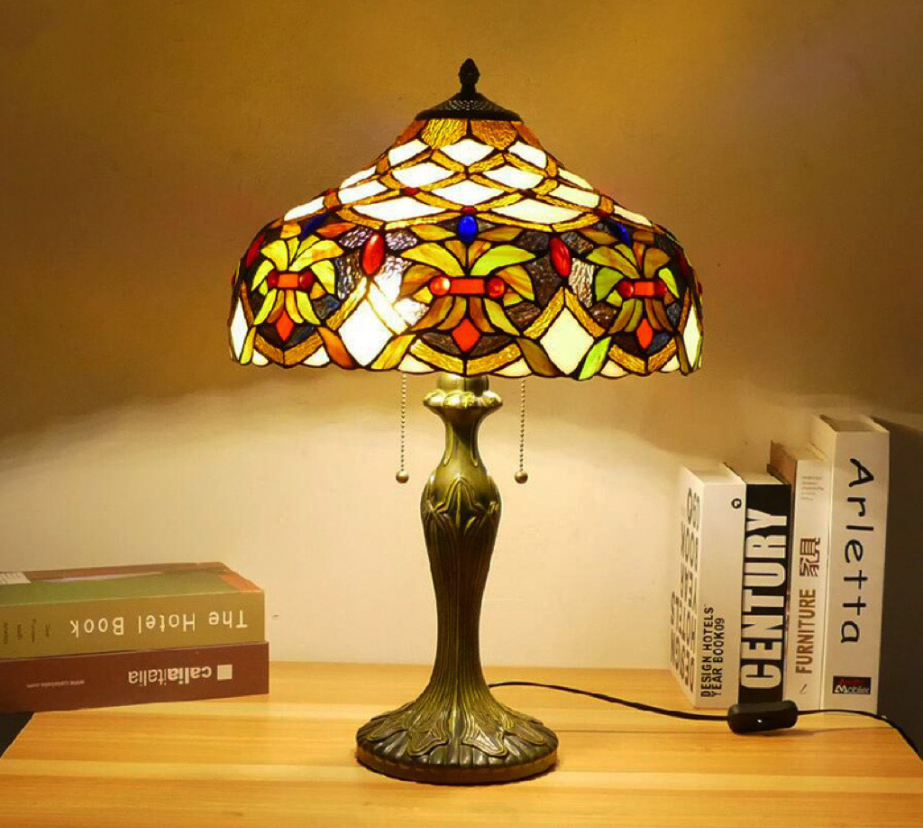 Tiffany Table Lamp 40cm Shade (15009)