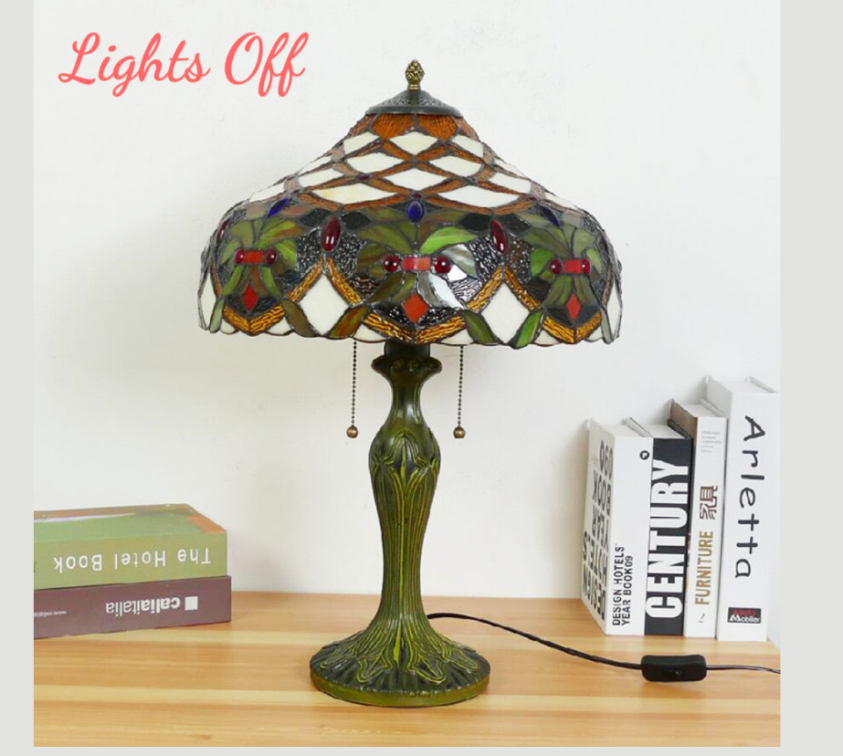 Tiffany Table Lamp 40cm Shade (15009)