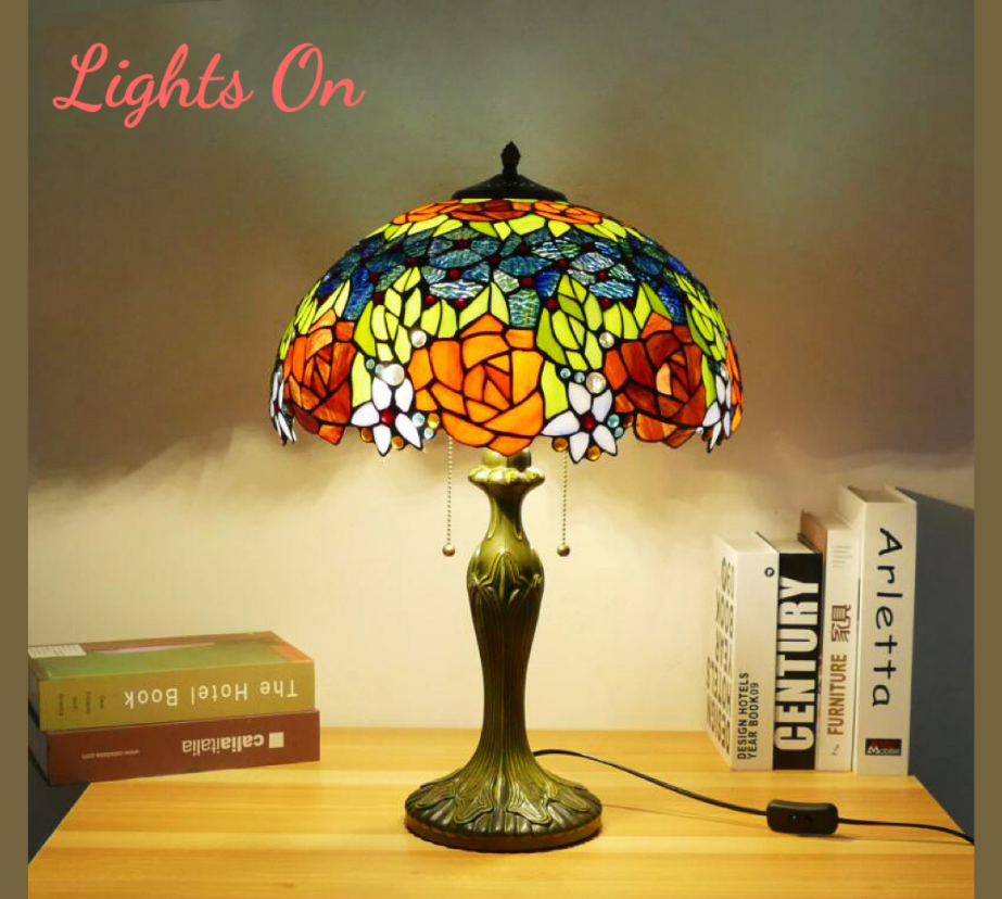 Tiffany Table Lamp 40cm Shade (15013)