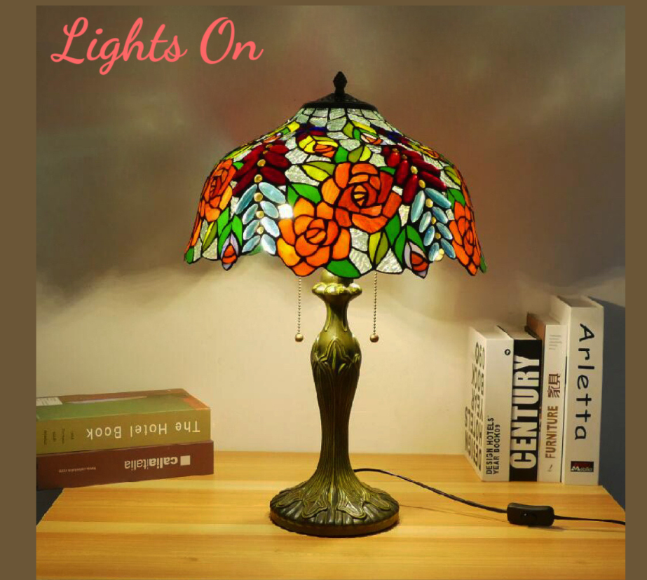 Tiffany Table Lamp 40cm Shade (15012)