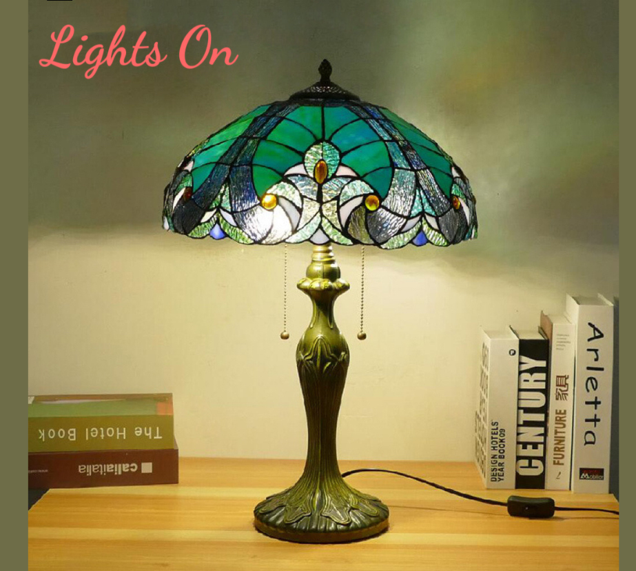 Tiffany Table Lamp 40cm Shade (15011)