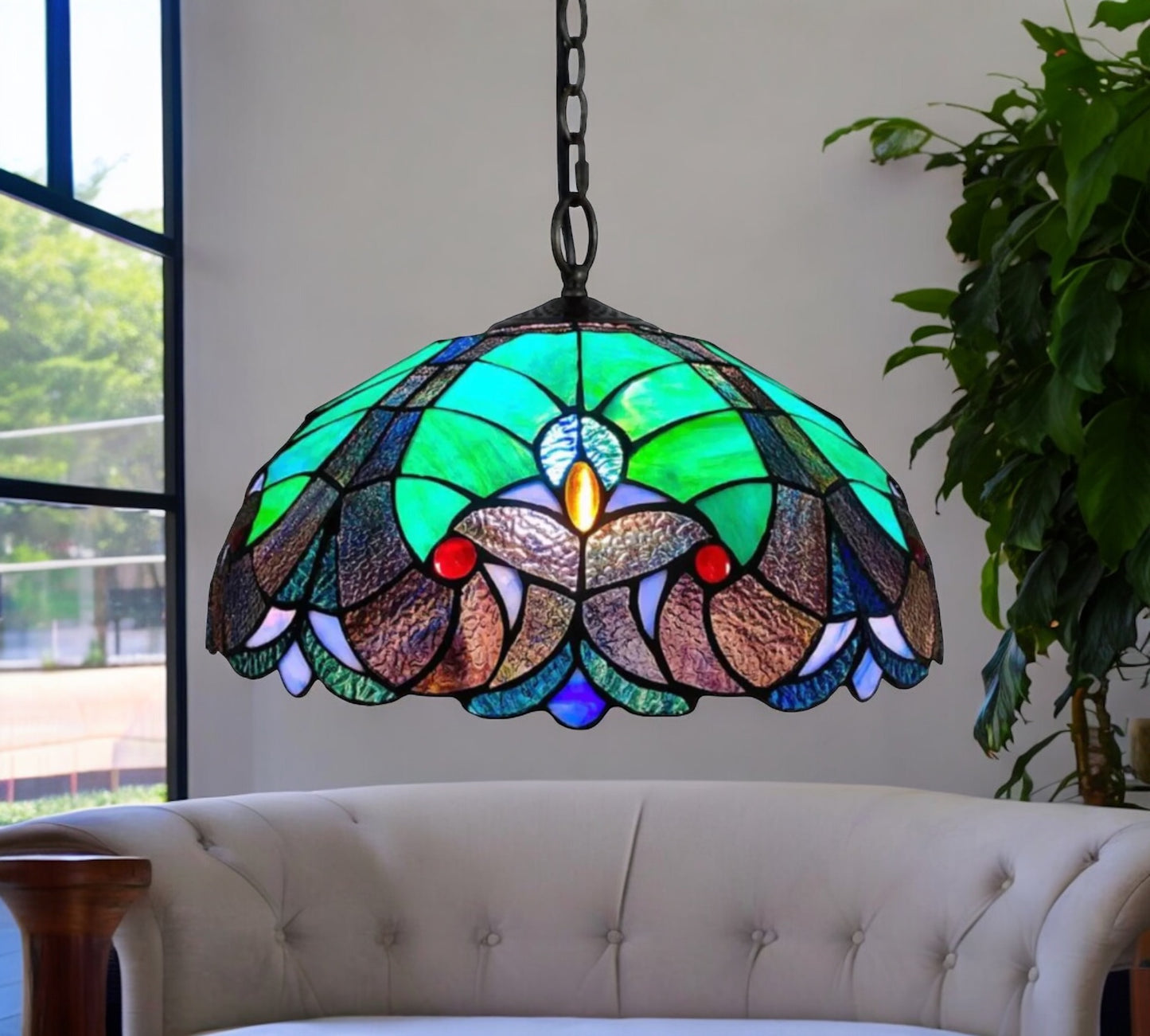 Tiffany Pendant Lamp 40cm shade (16013C)