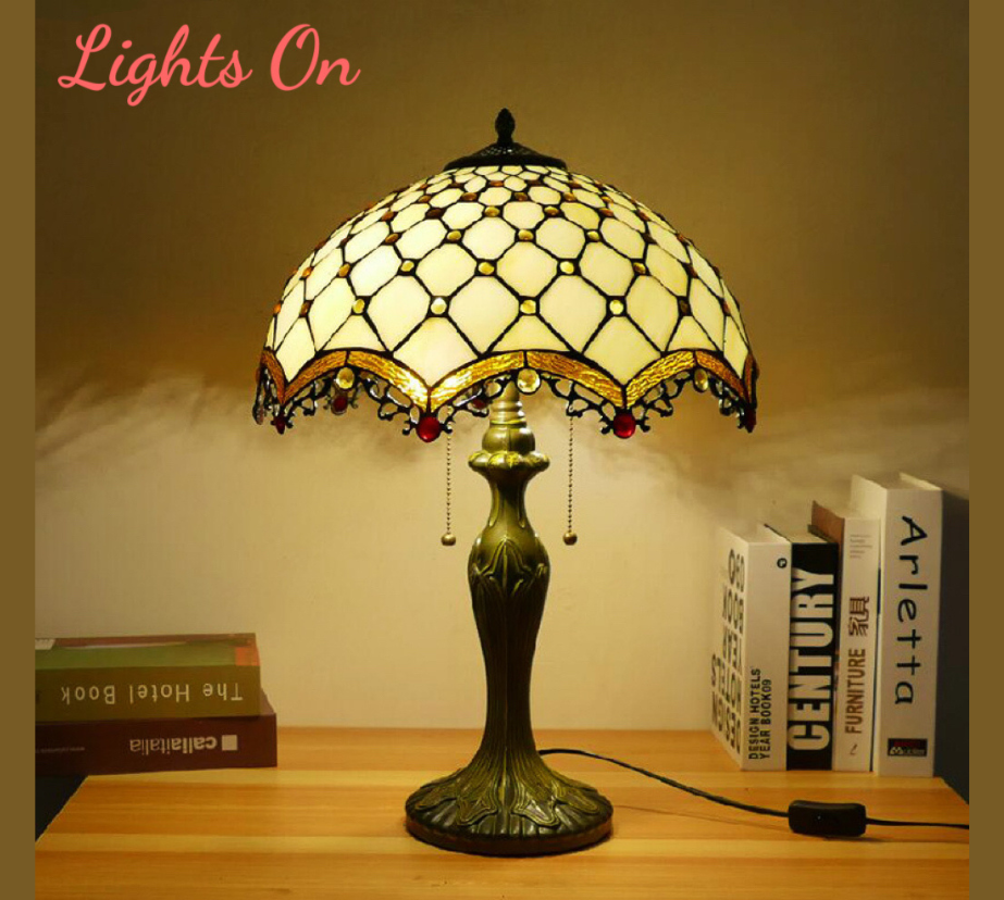 Tiffany Table Lamp 40cm Shade (15015)