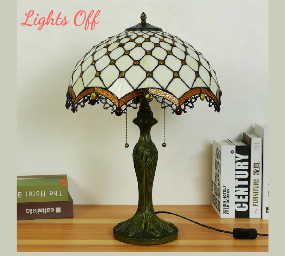 Tiffany Table Lamp 40cm Shade (15015)