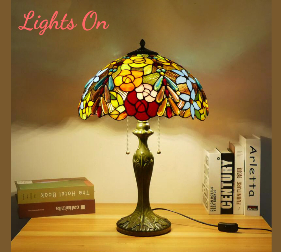 Tiffany Table Lamp 40cm Shade (15016)