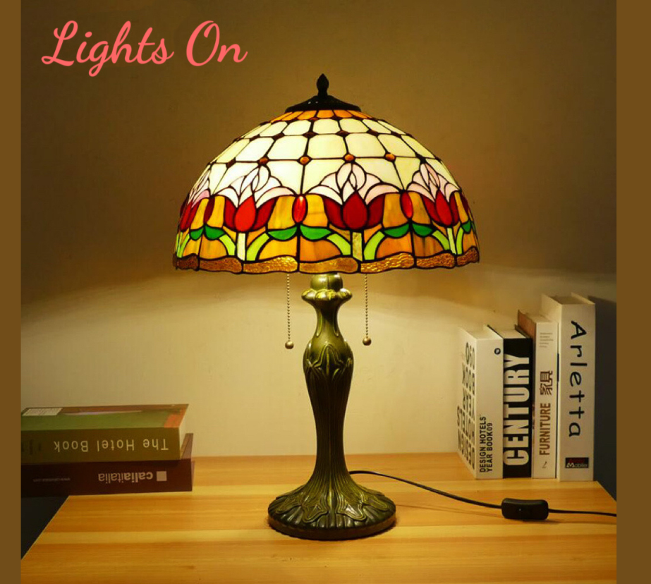 Tiffany Table Lamp 40cm Shade (15017)