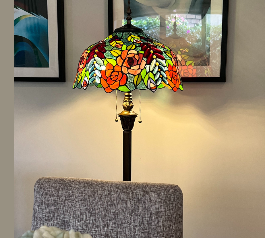 Tiffany Floor Lamp (16112)