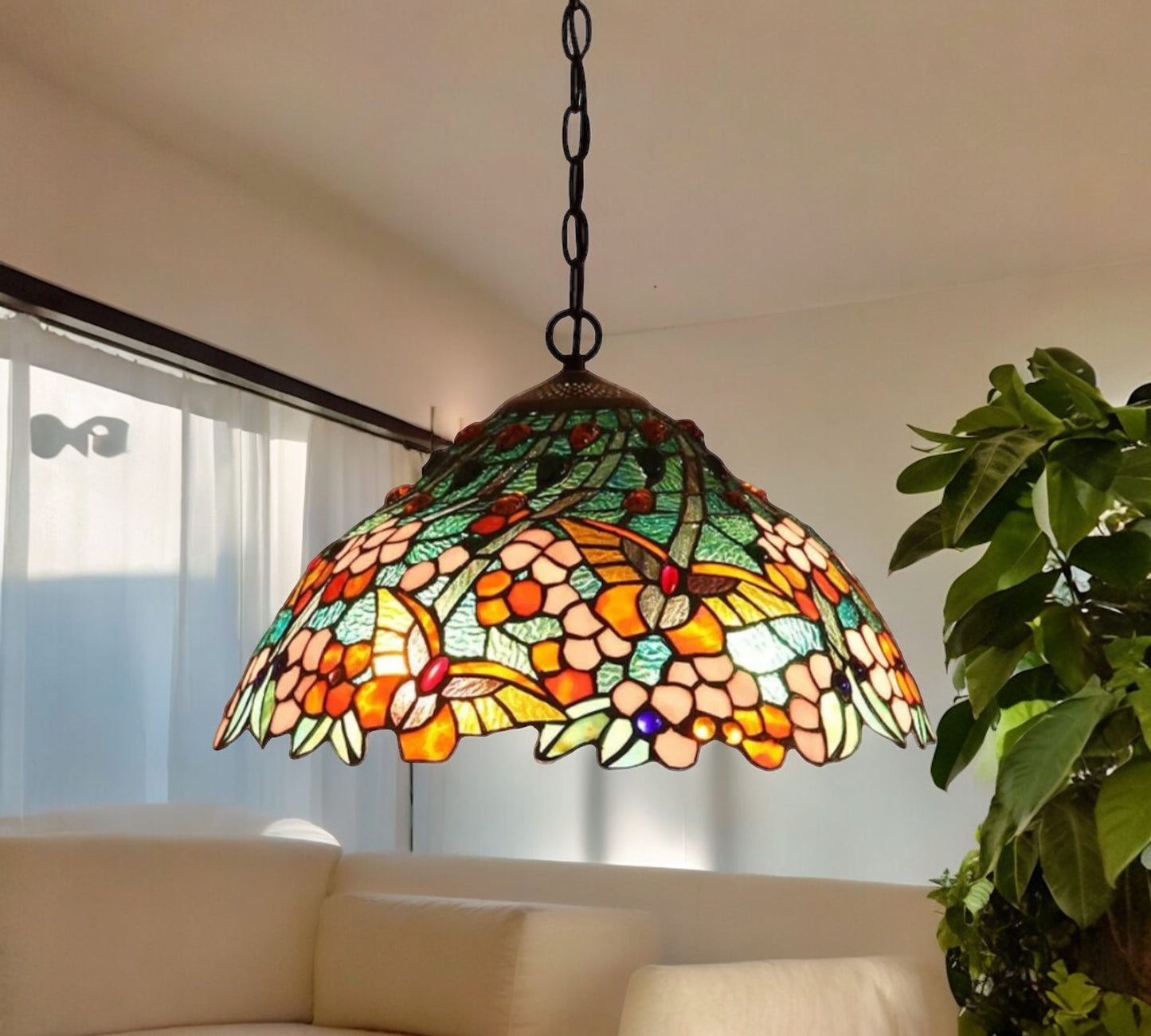 Tiffany Pendant Lamp 40cm shade (16075C)