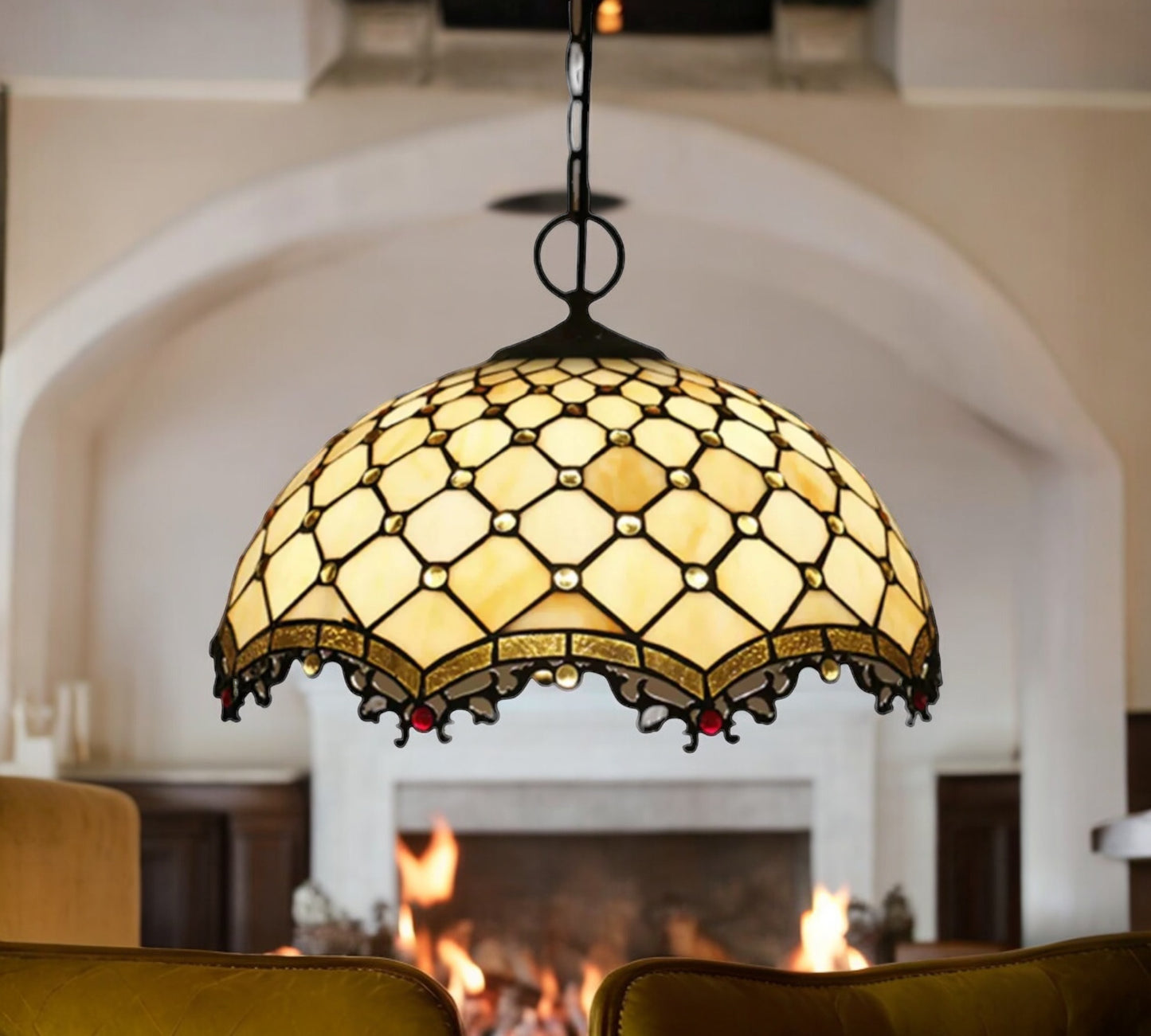 Tiffany Pendant Lamp 40cm shade (16058C)