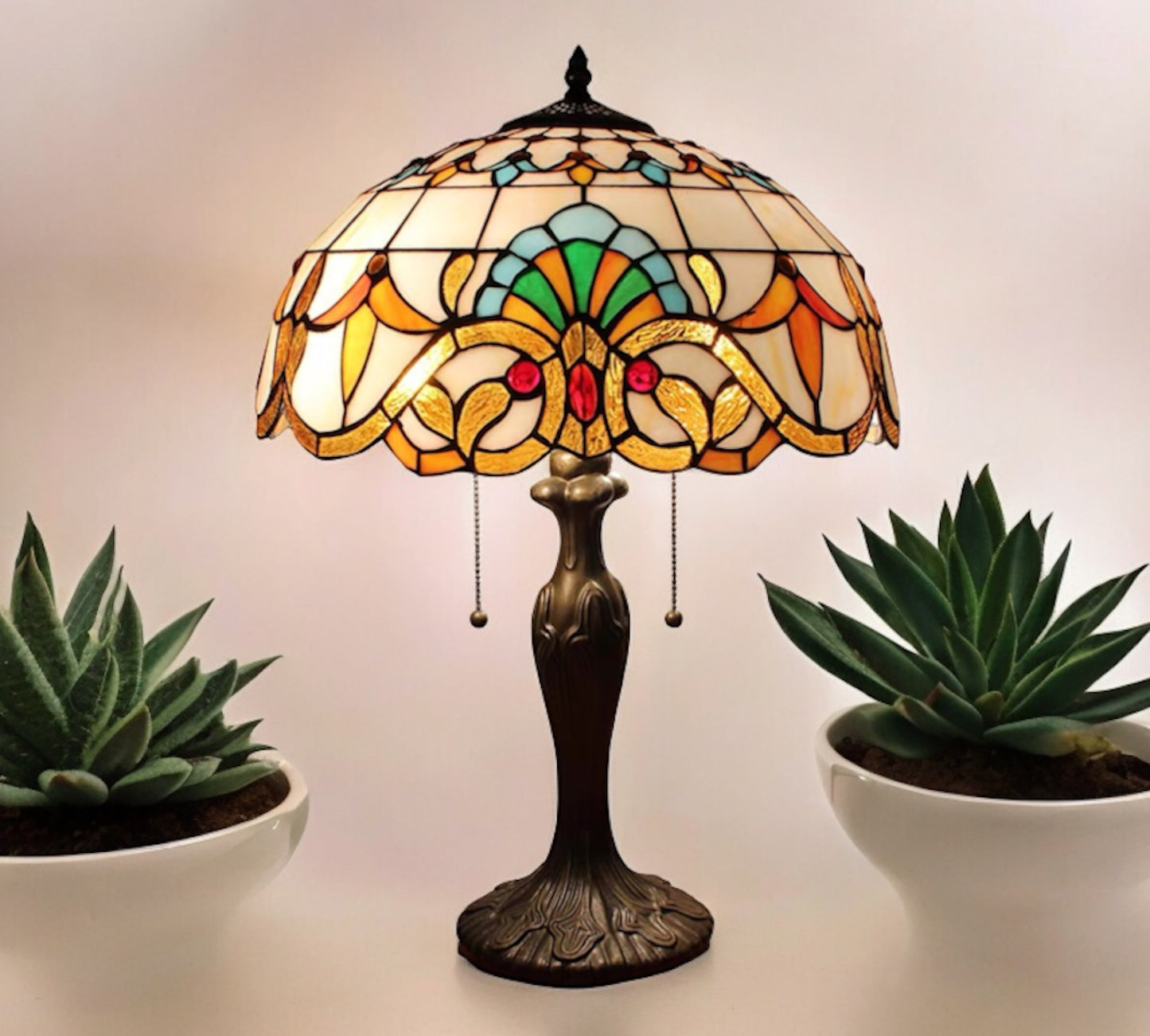 Tiffany Table Lamp 40cm Shade (15007C)