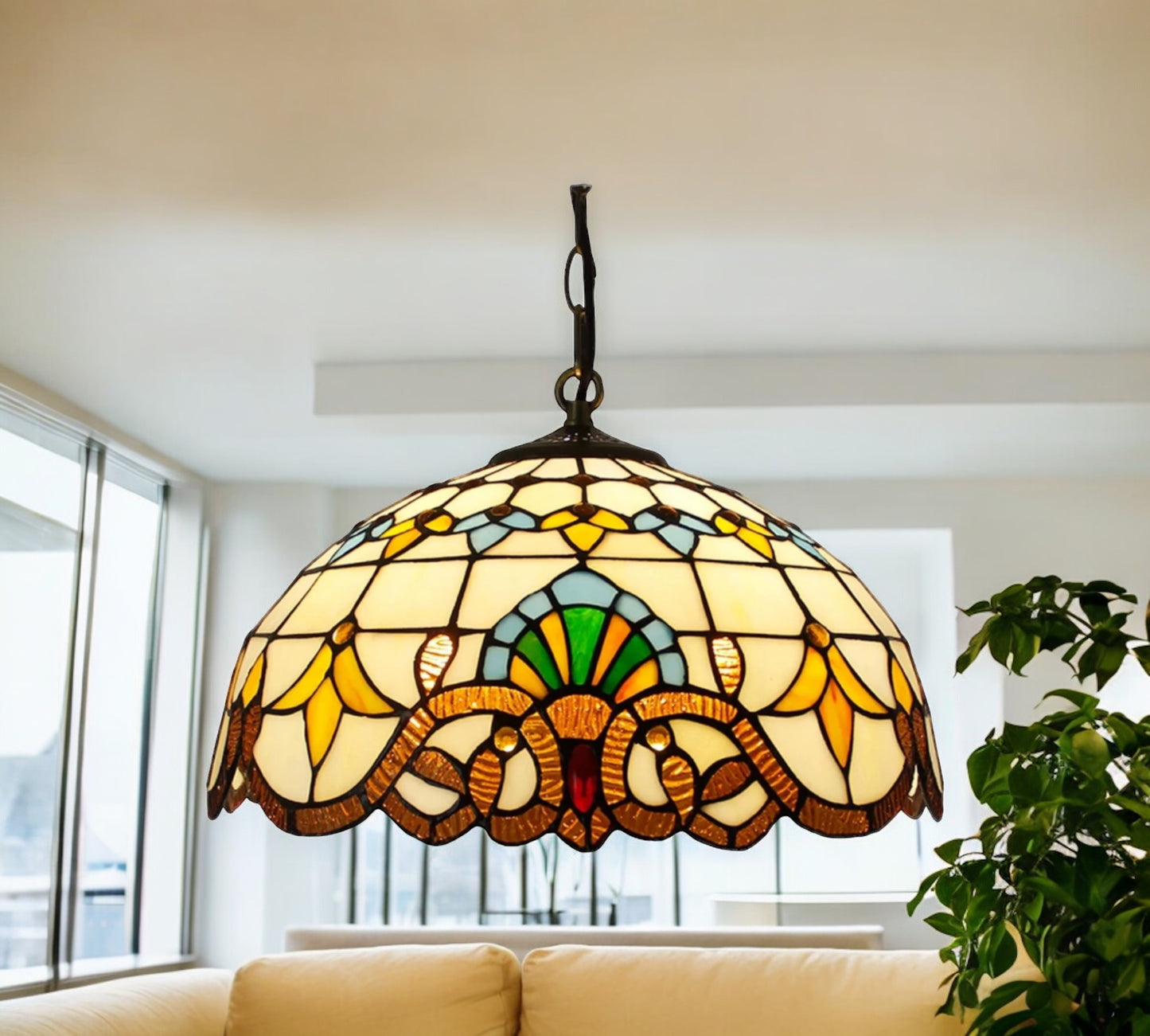 Tiffany Pendant Lamp 40cm shade (16025C)