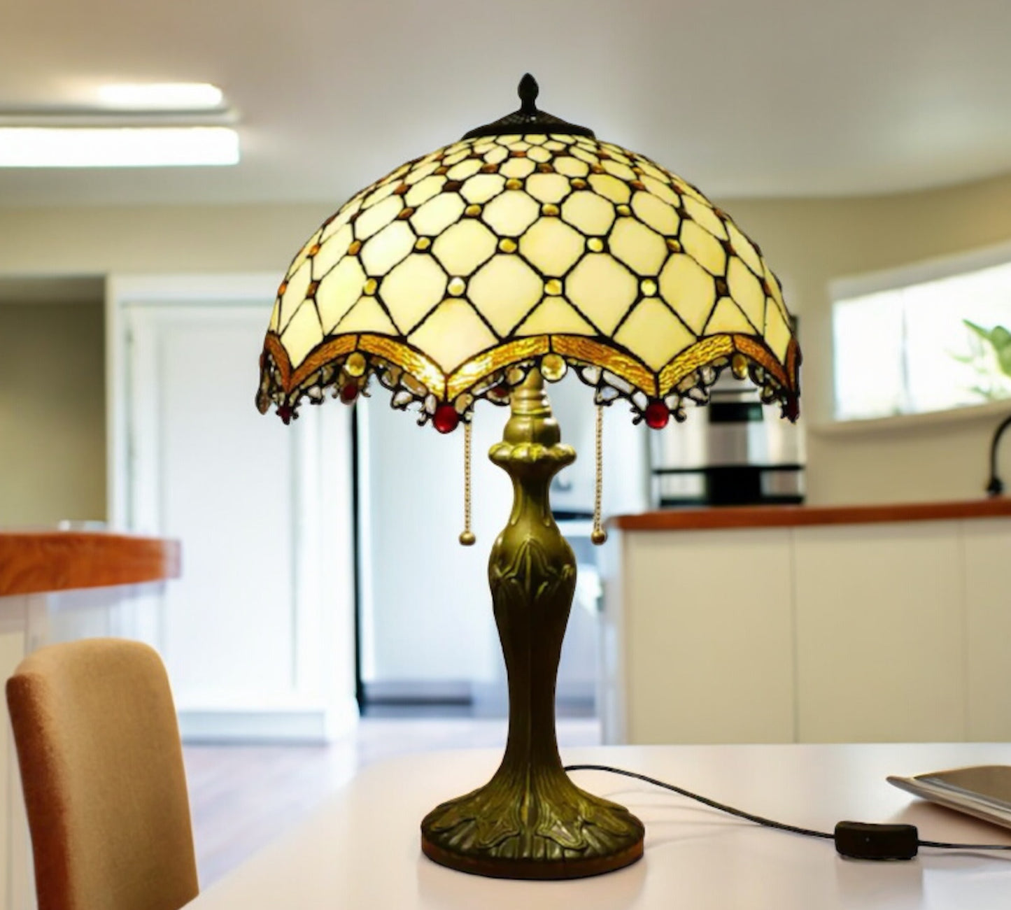 Tiffany Table Lamp 40cm Shade (15015)