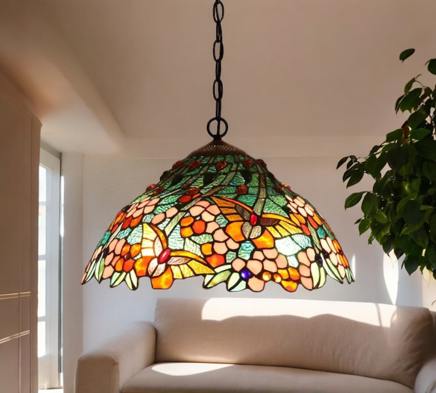 Tiffany Pendant Lamp 40cm shade (16075C)