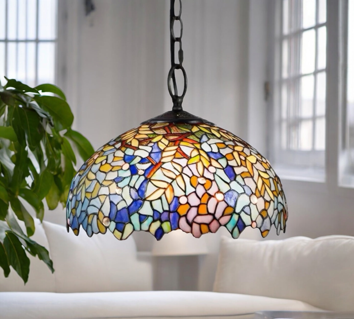 Tiffany Pendant Lamp 40cm shade (16038C)