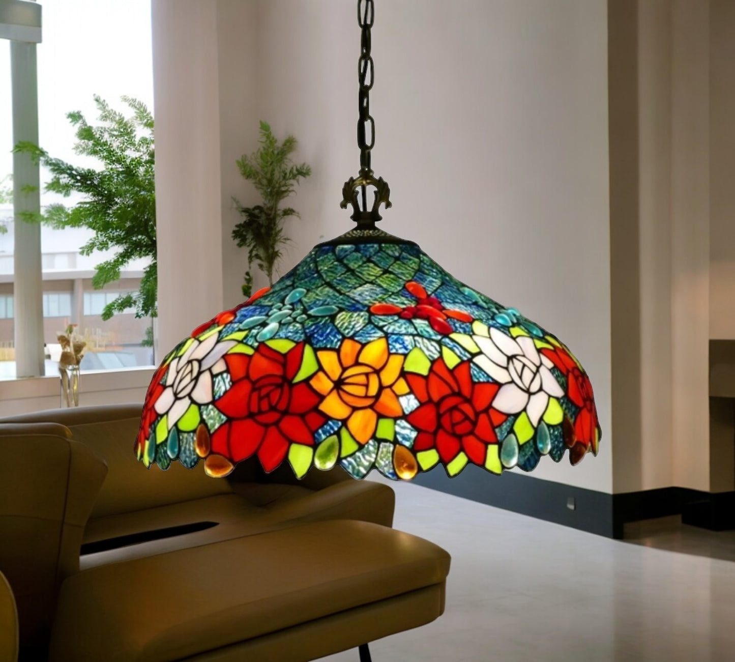 Tiffany Pendant Lamp 40cm shade (16110C)