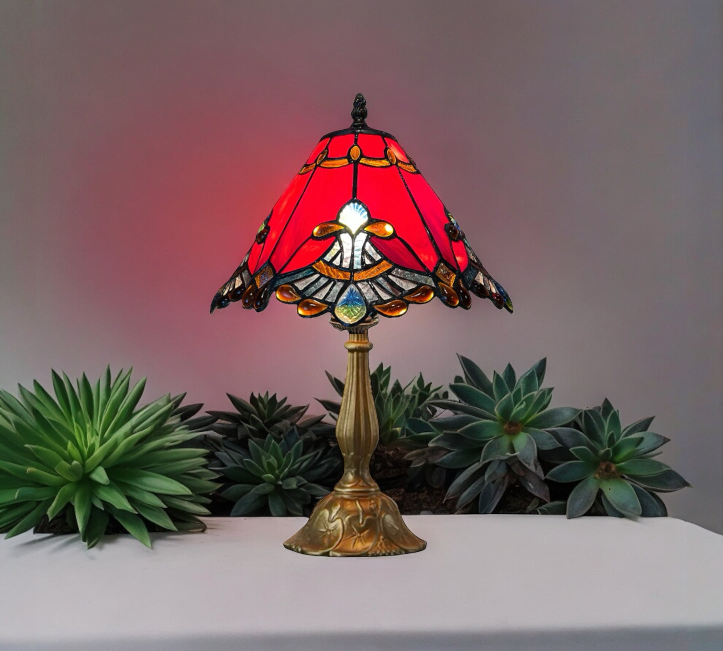 Tiffany Table Lamp (12001R)