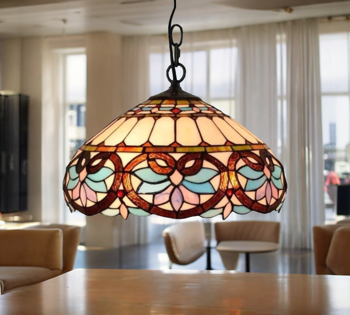 Tiffany Pendant Lamp 40cm shade (16045C)