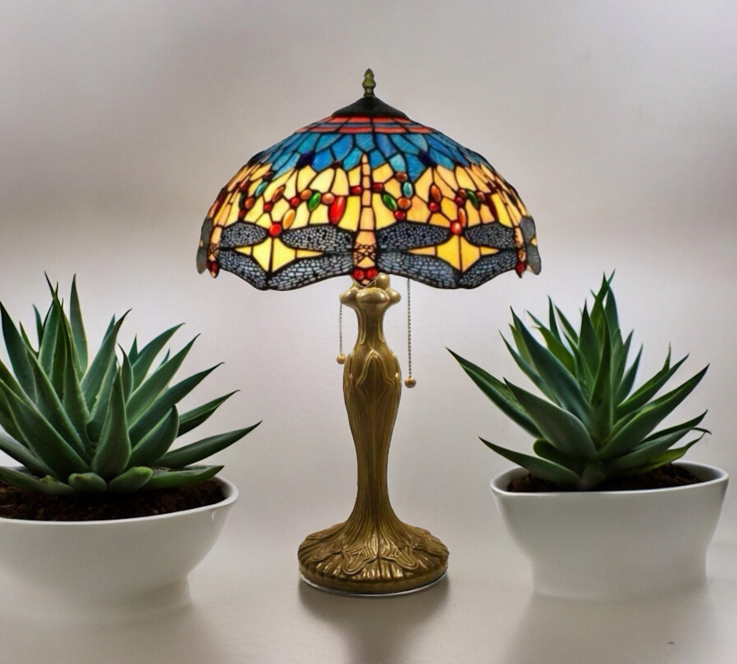 Tiffany Table Lamp 40cm Shade (15043)