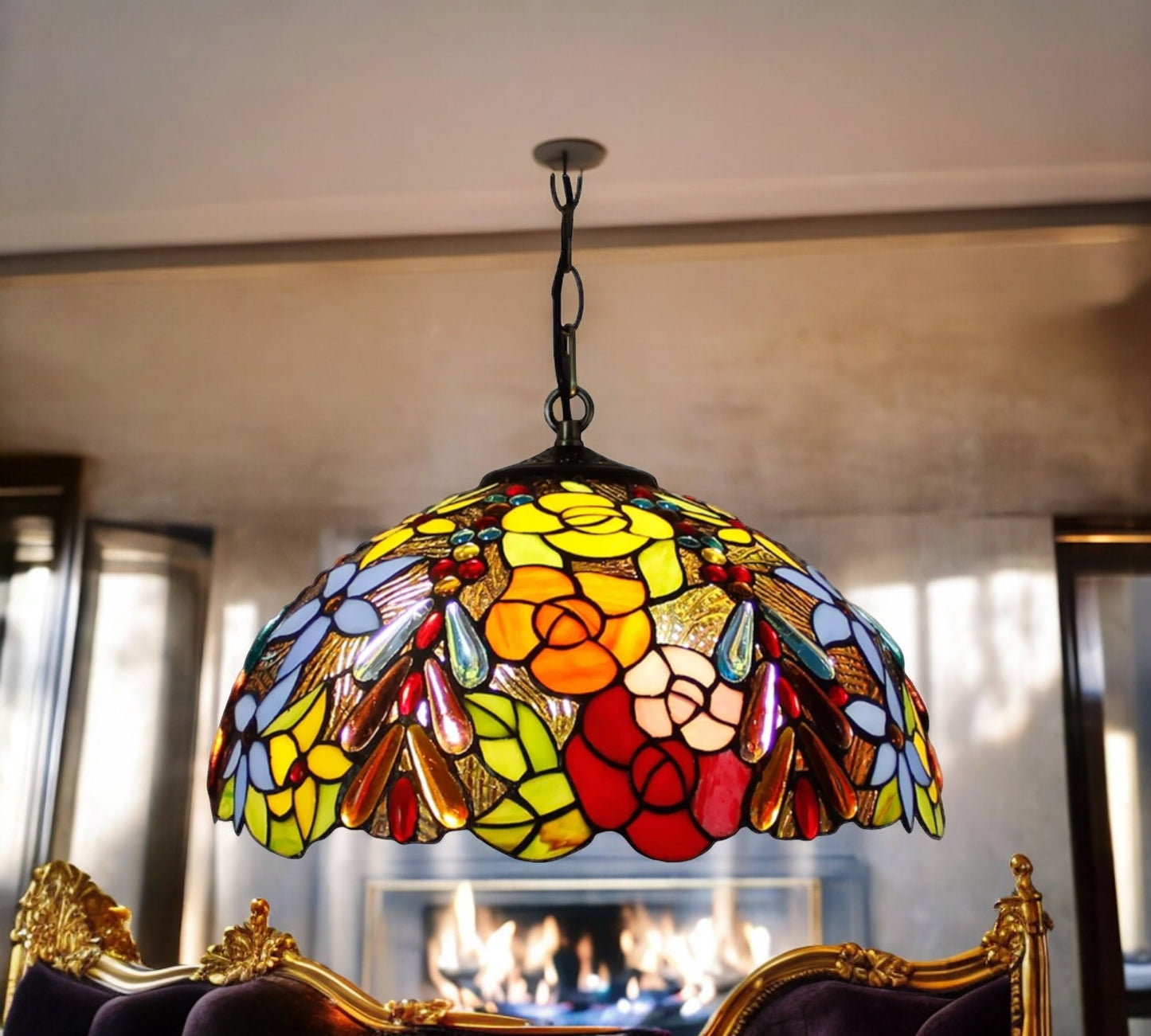 Tiffany Pendant Lamp 40cm shade (15016C)