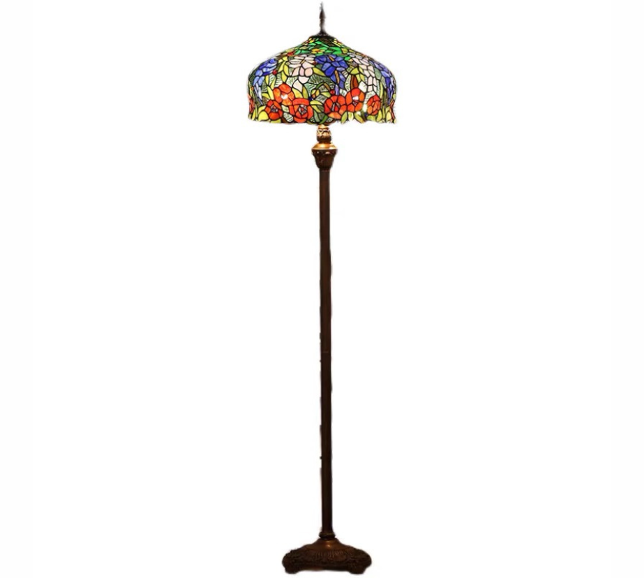 Tiffany Floor Lamp LARGE 45cm shade (16054)