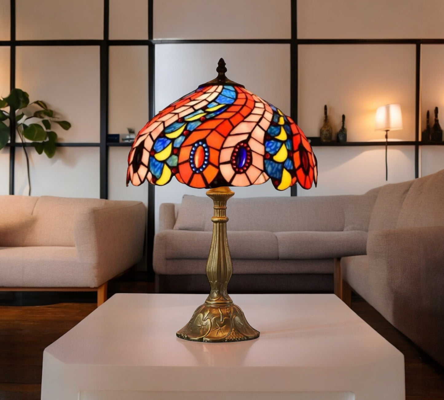 Tiffany Table Lamp (12705)