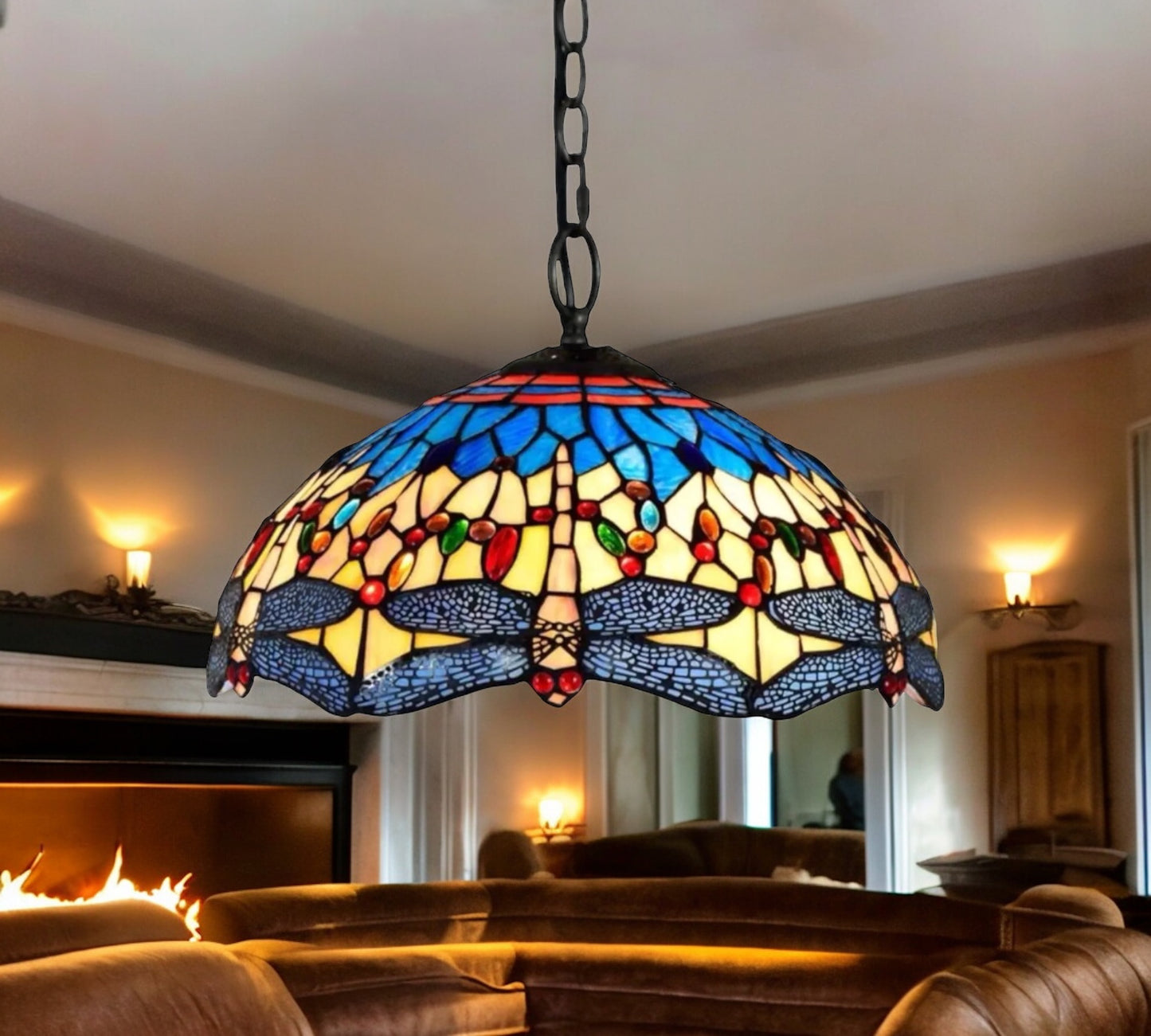 Tiffany Pendant Lamp 40cm shade (16033C)