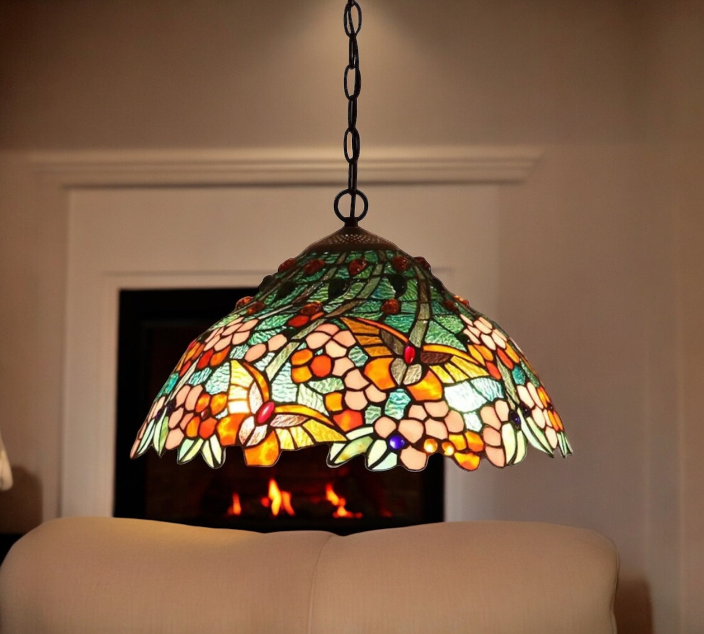 Tiffany Pendant Lamp 40cm shade (16075C)