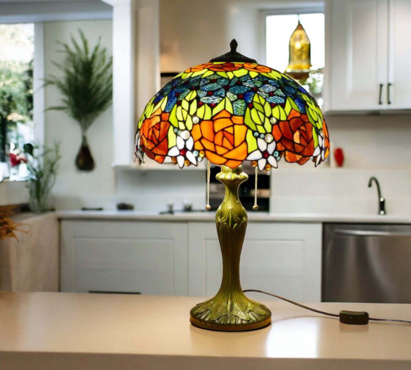 Tiffany Table Lamp 40cm Shade (15013)