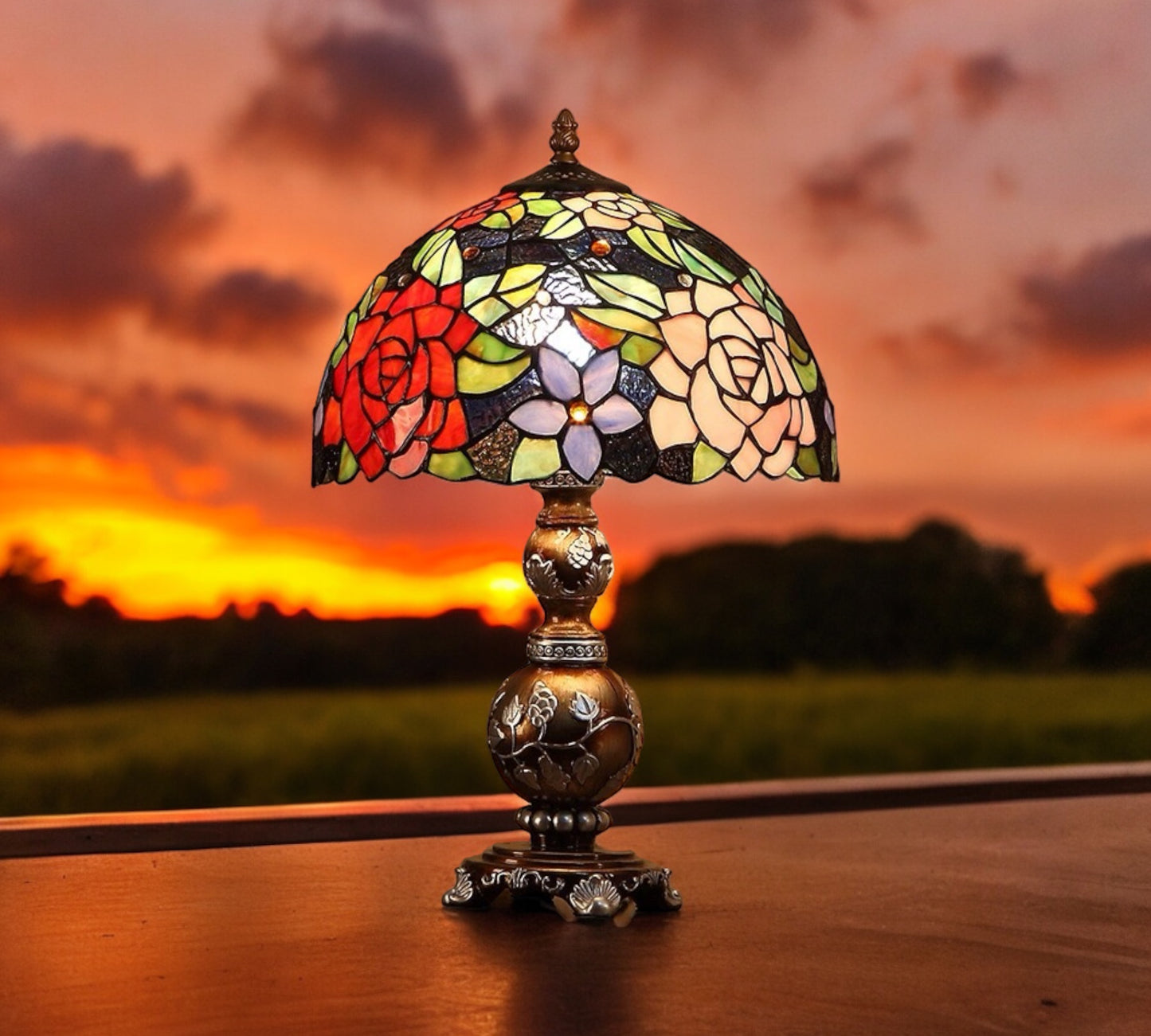 Tiffany Table Lamp (12079)