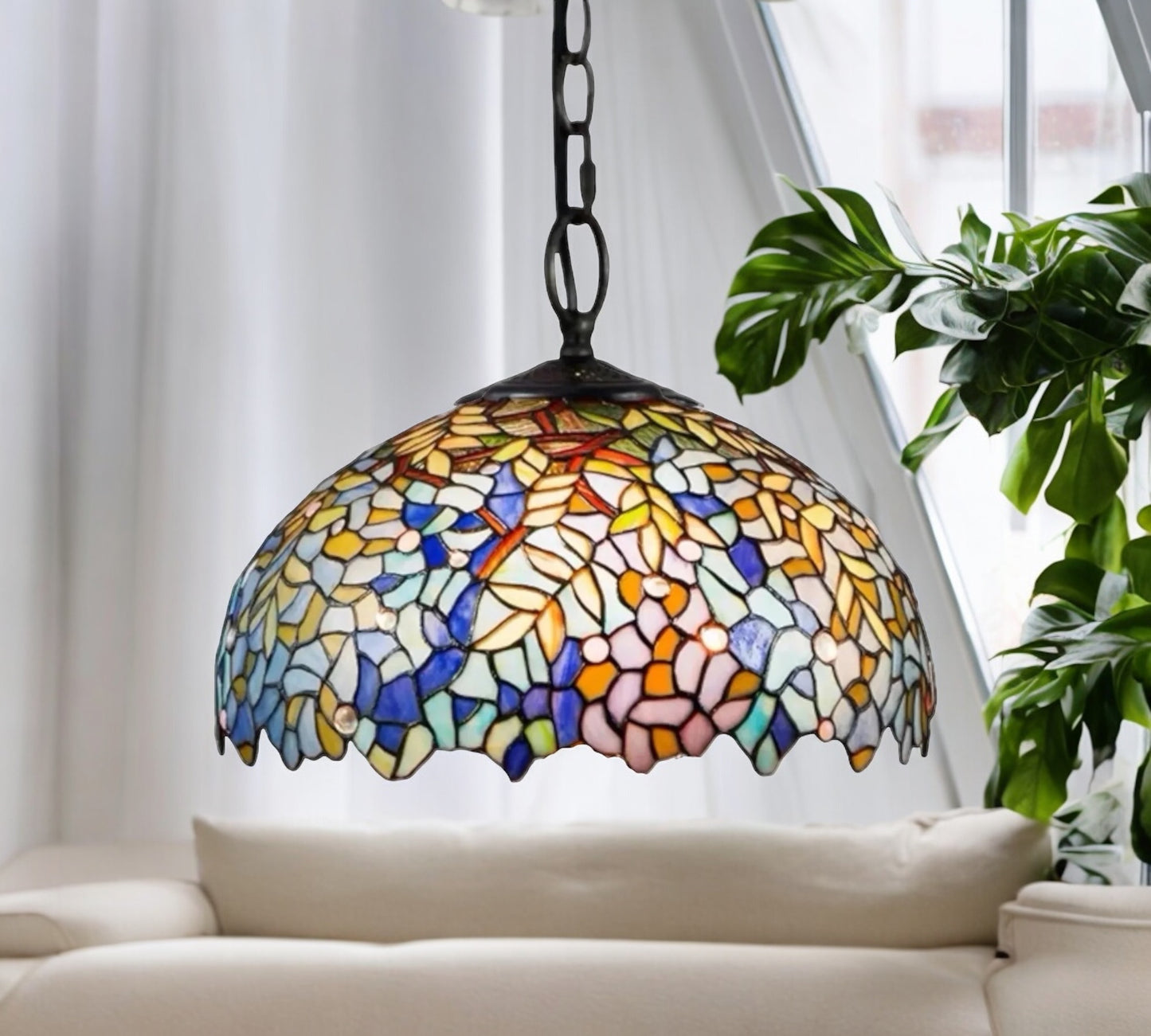 Tiffany Pendant Lamp 40cm shade (16038C)