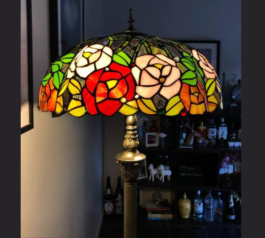 Tiffany Floor Lamp (16078)