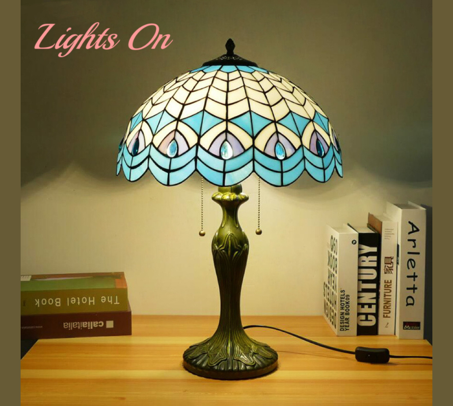 Tiffany Table Lamp 40cm Shade (15036)